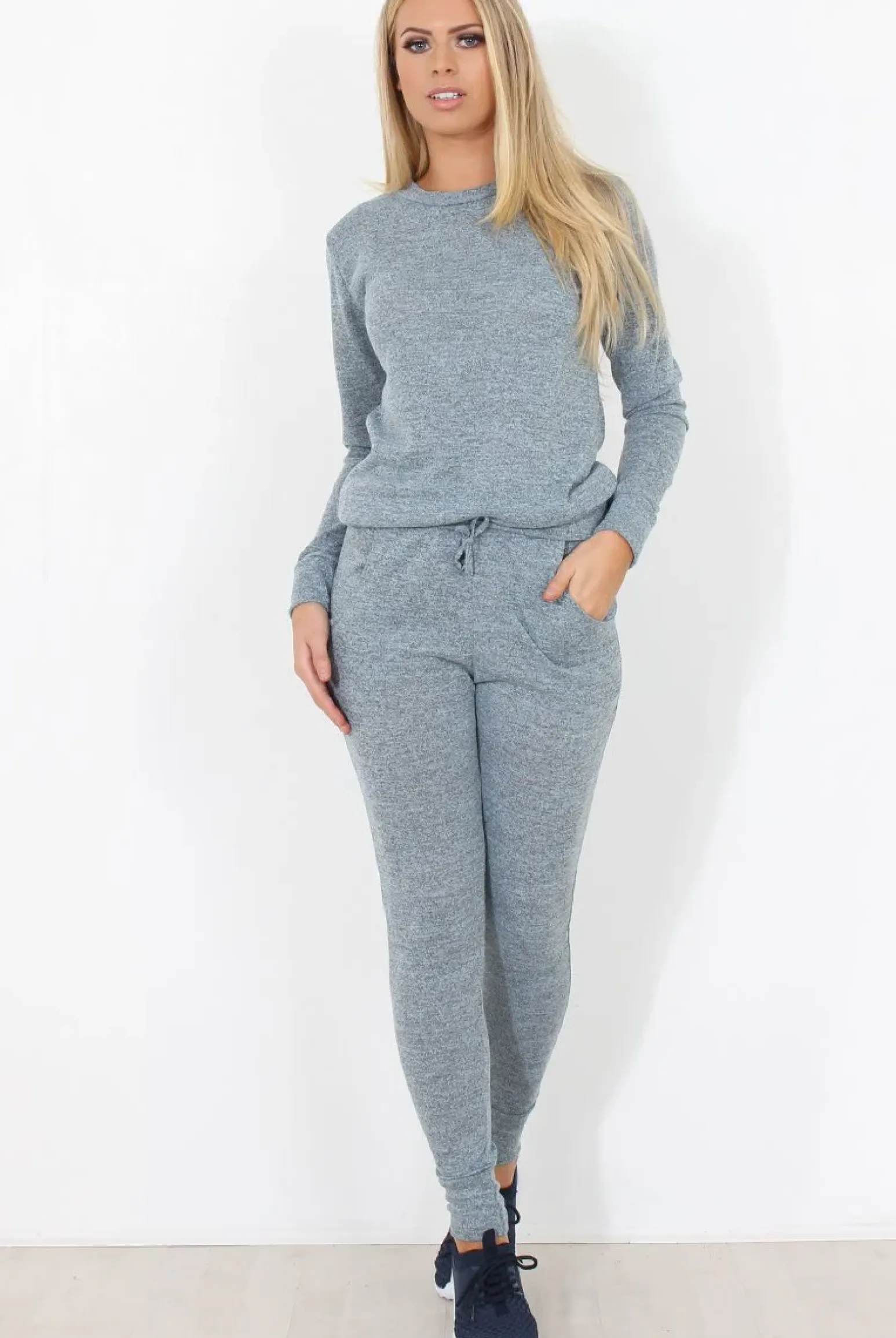 Rebellious Fashion Light Blue Loungewear Set-Josie