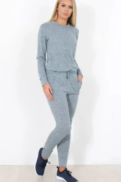 Rebellious Fashion Light Blue Loungewear Set-Josie