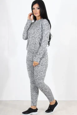 Rebellious Fashion Light Grey Loungewear Set-Josie
