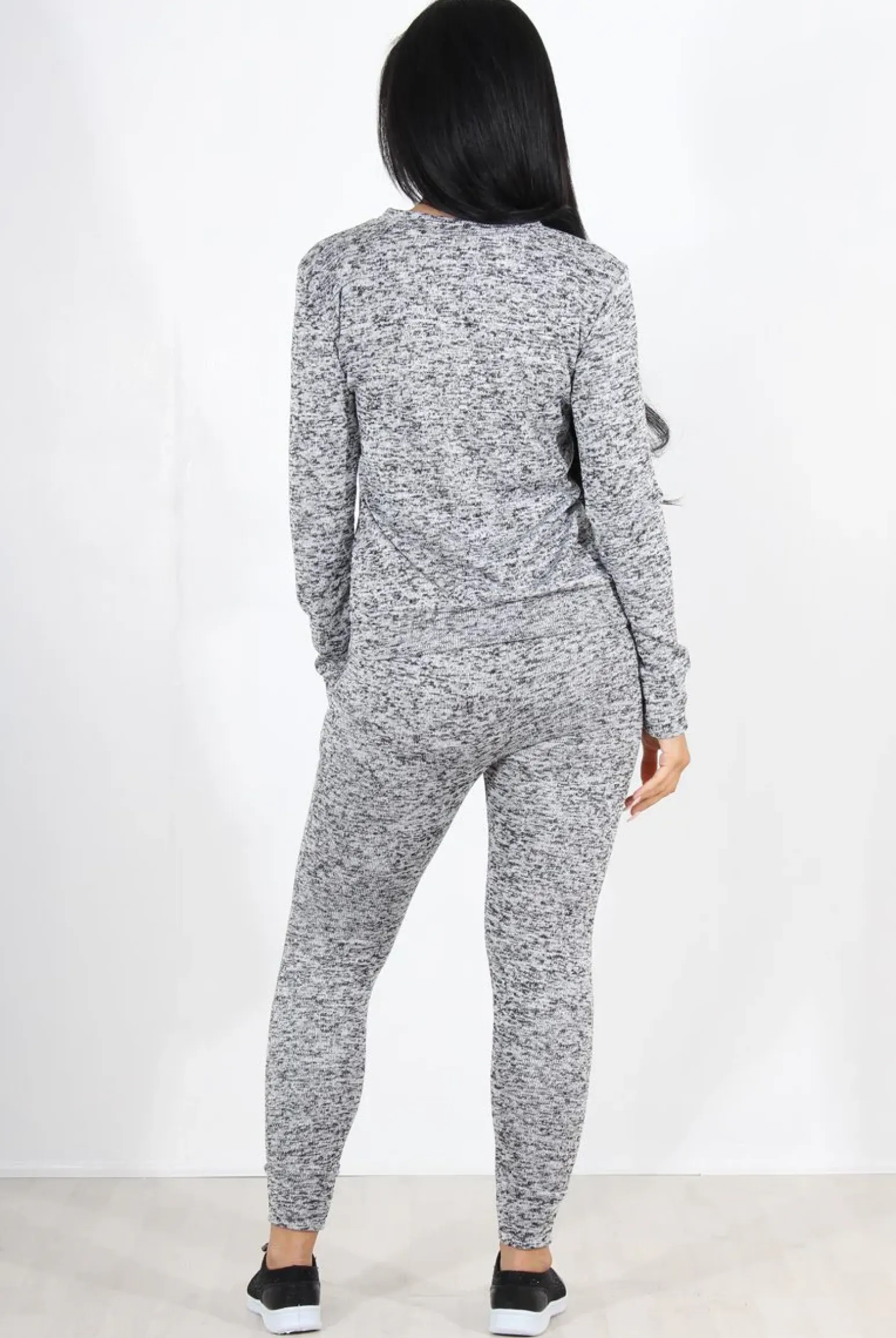 Rebellious Fashion Light Grey Loungewear Set-Josie