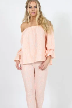 Rebellious Fashion Light Pink Lace Two Piece - Nicole