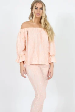 Rebellious Fashion Light Pink Lace Two Piece - Nicole