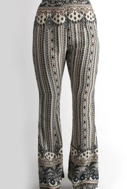 Rebellious Fashion Marris Paisley Flared Trousers