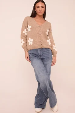 Rebellious Fashion Mid Blue Stretch Wide Leg Denim Jeans - Winona