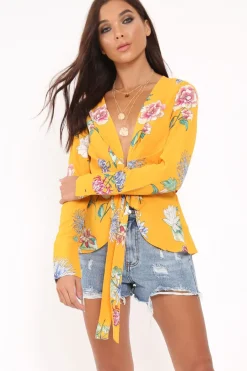 Rebellious Fashion Mid Wash Blue Distressed Denim Shorts - Virginia