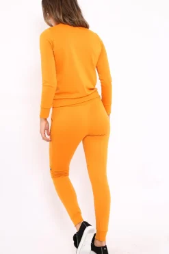Rebellious Fashion Mustard Zip Loungewear Set - Kelly