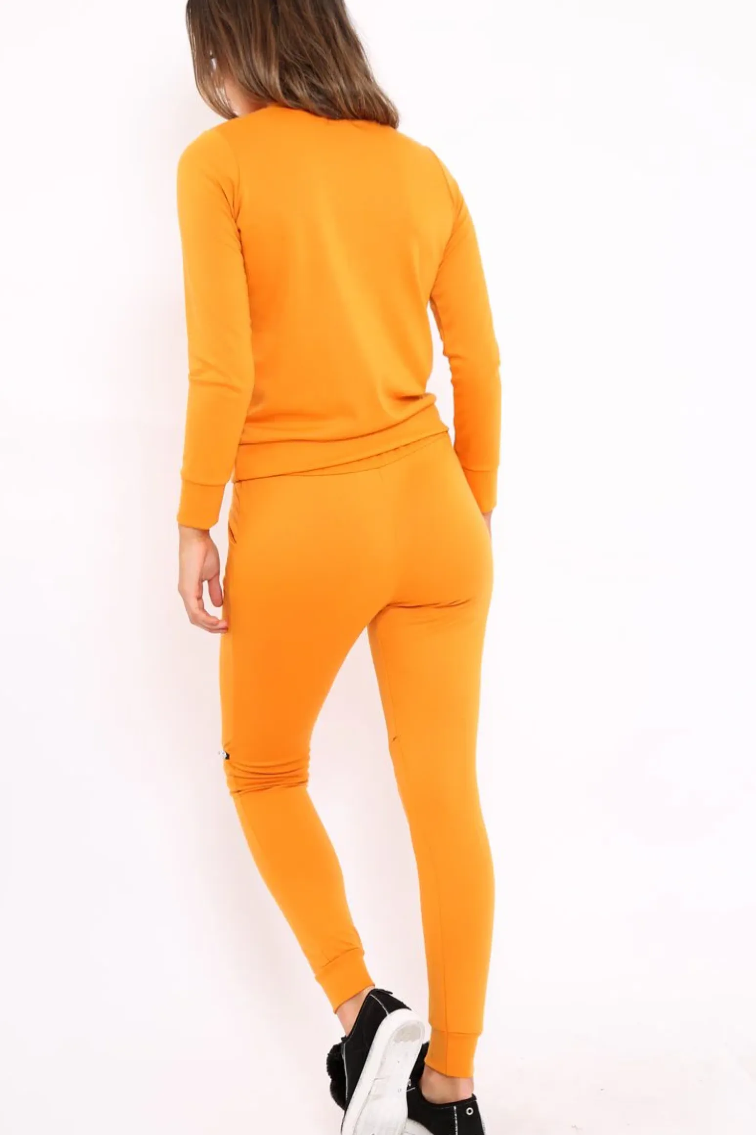Rebellious Fashion Mustard Zip Loungewear Set - Kelly