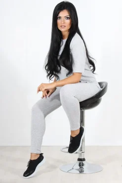 Rebellious Fashion Naomi Grey Loungewear Set
