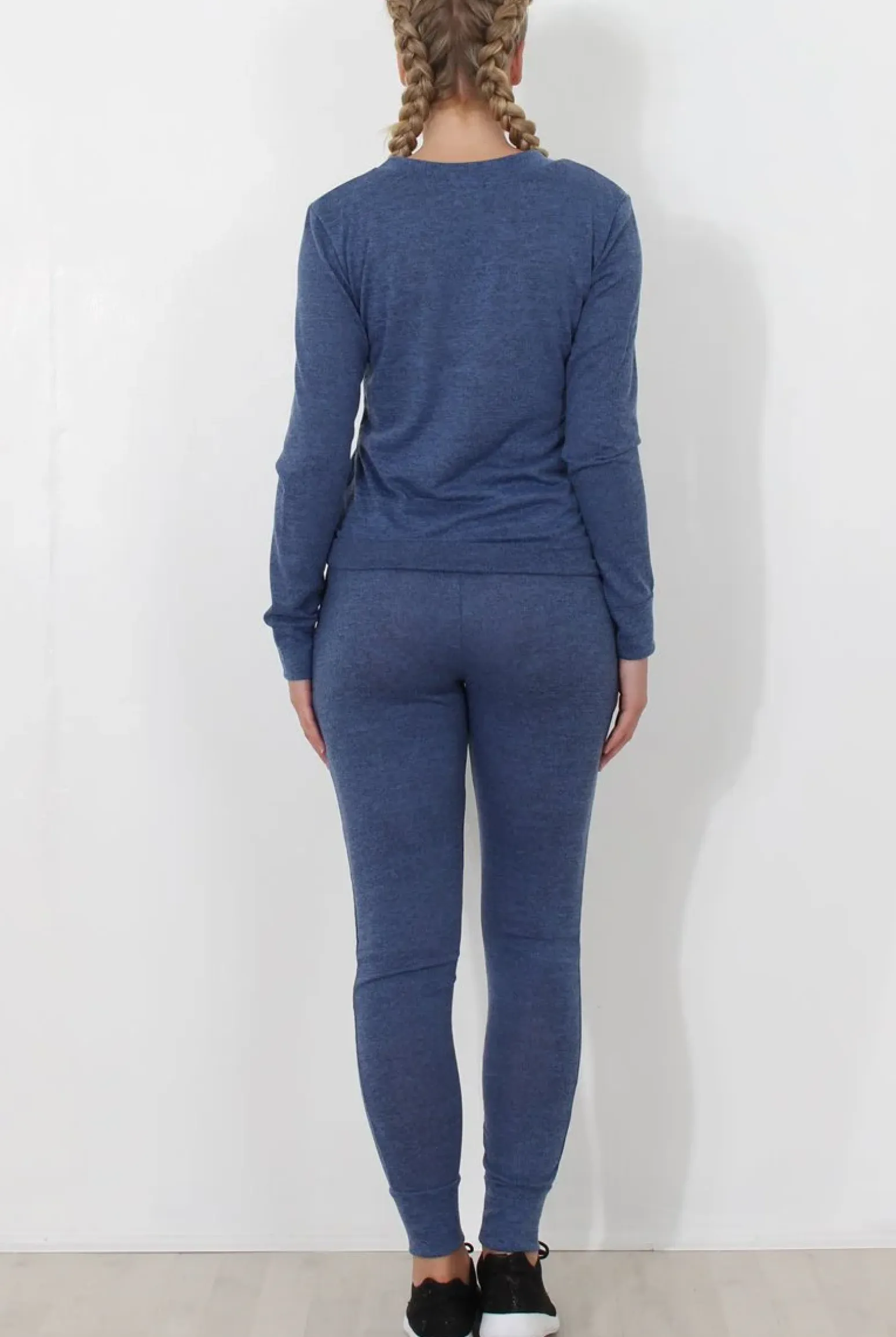 Rebellious Fashion Navy Loungewear Set-Josie