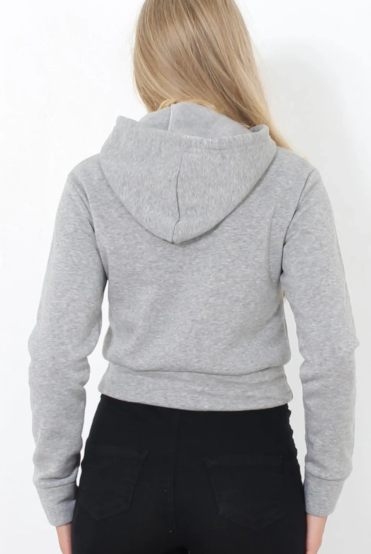 Rebellious Fashion Neem Grey Slogan Pullover Hoodie
