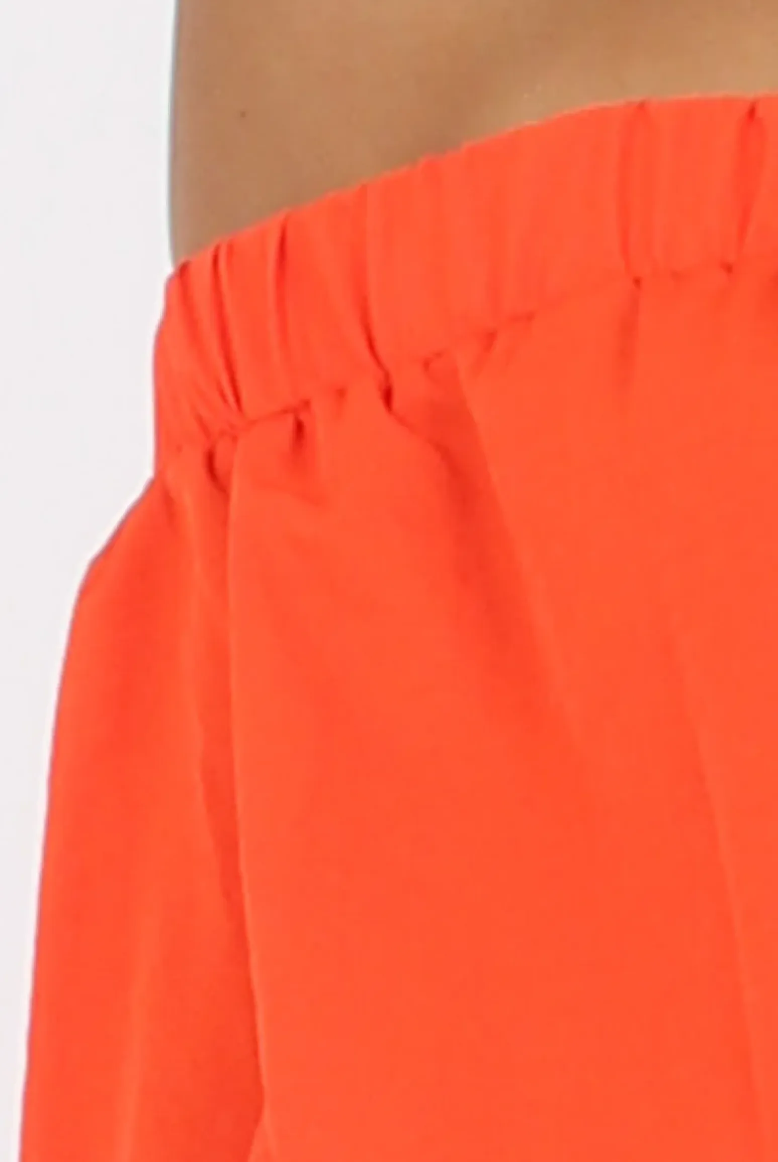 Rebellious Fashion Orange Bardot Long Sleeved Playsuit - Lateysha
