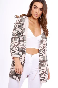 Rebellious Fashion Pink Abstract Camouflage Jacket - JoJo