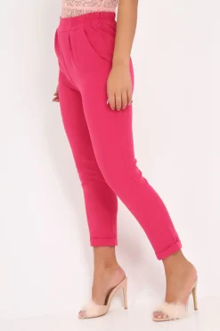 Rebellious Fashion Pink Blazer and Trousers Co-Ord - Rossie