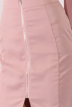 Rebellious Fashion Pink Cold Shoulder Top & Skirt Co-ord - Genesis