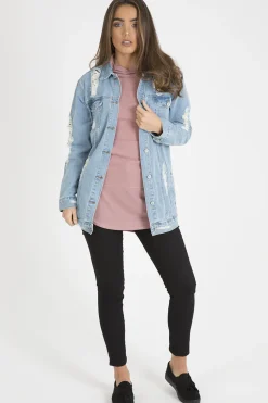 Rebellious Fashion Pink Longline Hoodie - Summer