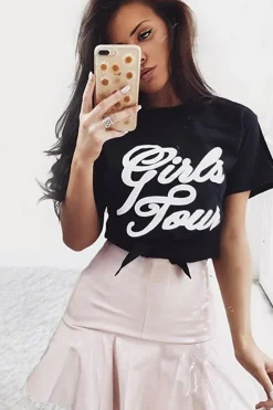 Rebellious Fashion Pink PU Frill Mini Skirt - Isa