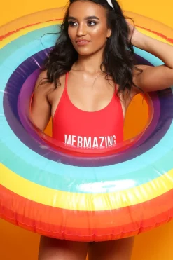 Rebellious Fashion Red Mermazing Swimsuit - Leeanna