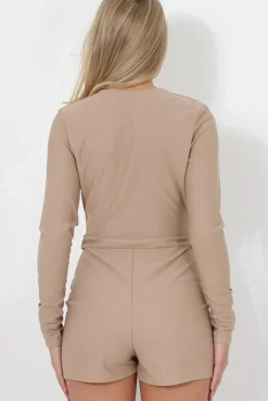 Rebellious Fashion Riley Stone V Front Playsuit