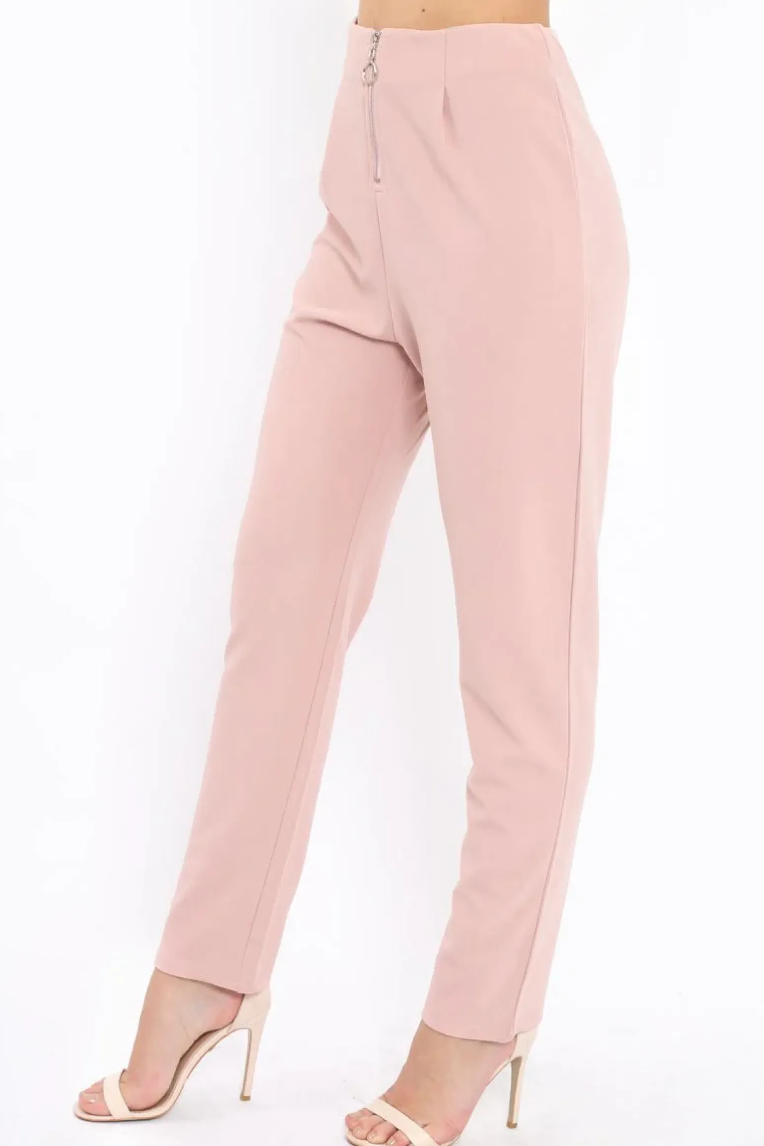 Rebellious Fashion Rose High Waisted Trousers - Zeenia