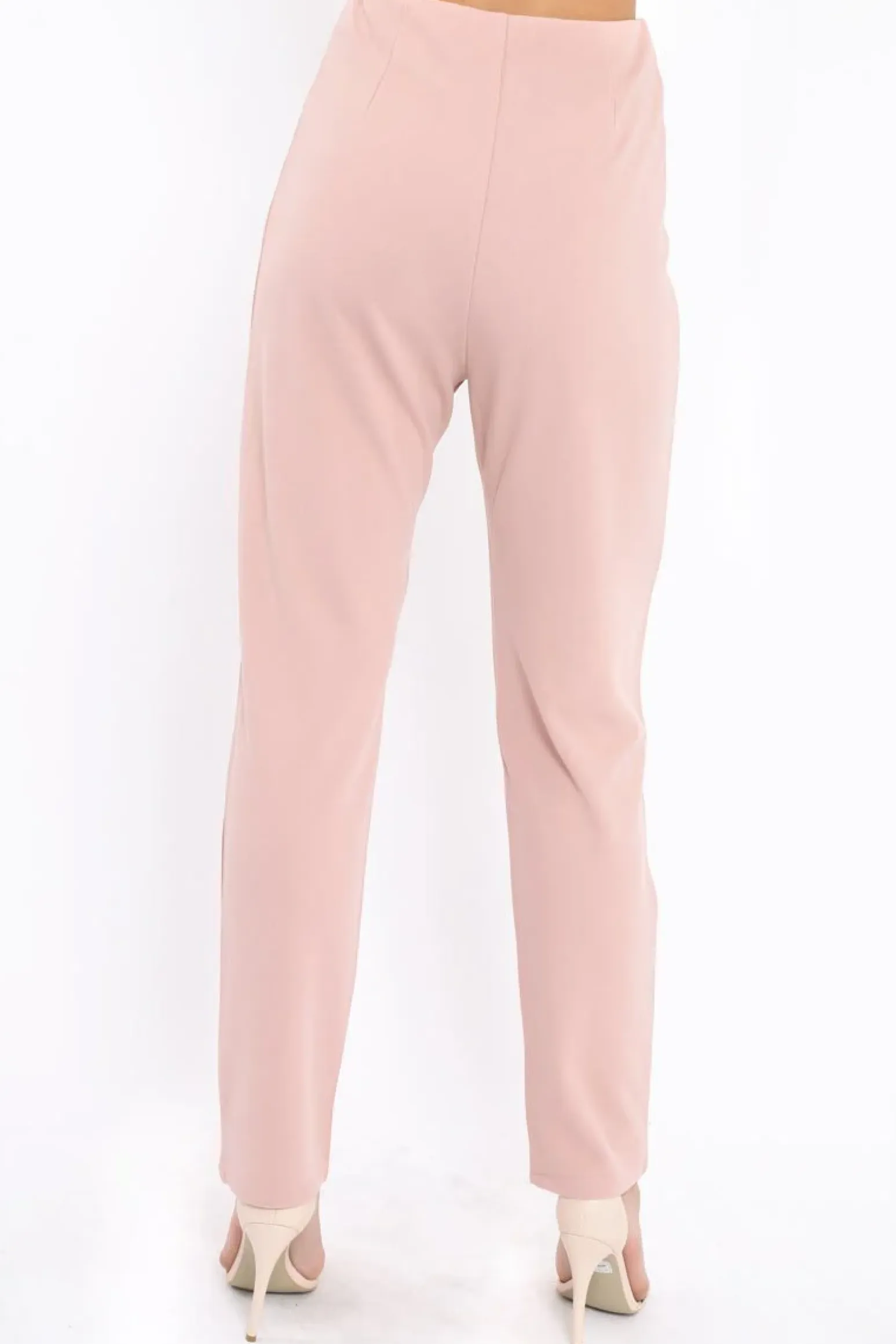 Rebellious Fashion Rose High Waisted Trousers - Zeenia