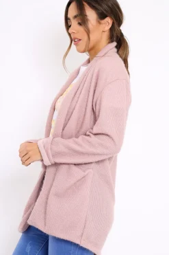 Rebellious Fashion Rose Shimmery Cardigan - Nicky