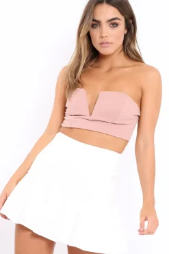 Rebellious Fashion Rose V Front Boob Tube - Amalina