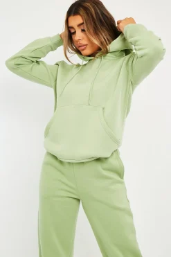 Rebellious Fashion Sage Soft Fleece Hoodie - Maia