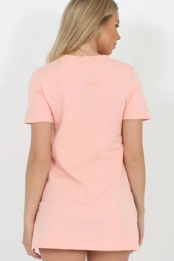 Rebellious Fashion SelfMade Pink 3-D Slogan T-Shirt - Chandler