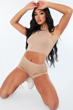 Rebellious Fashion Stone Micro Mini Cycling Shorts - Akira