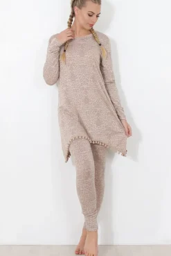 Rebellious Fashion Stone Print Loungewear Set - Haylee