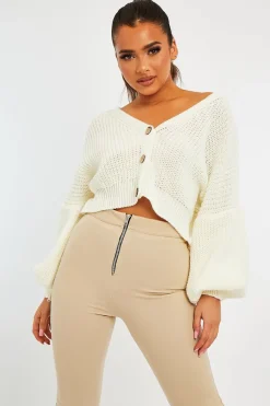 Rebellious Fashion Stone Ring Zip Front Split Side Crepe Trousers - Ashton