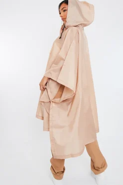 Rebellious Fashion Stone Shell Hooded Poncho - Riley
