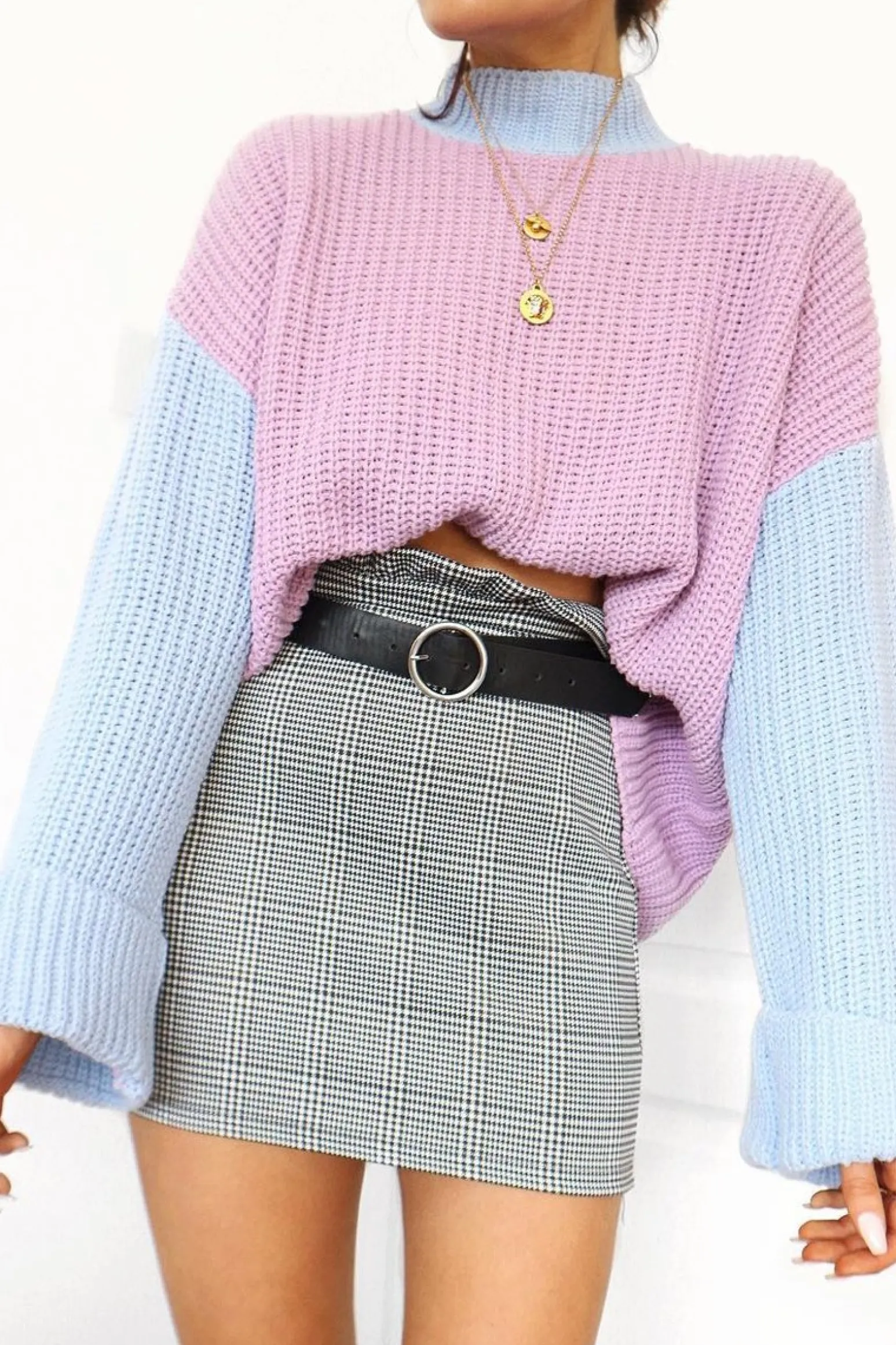 Rebellious Fashion Tartan Ruffle Hem Mini Skirt - Alisha