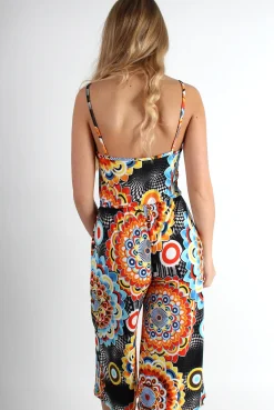 Rebellious Fashion Theo Spiral Culotte Playsuit