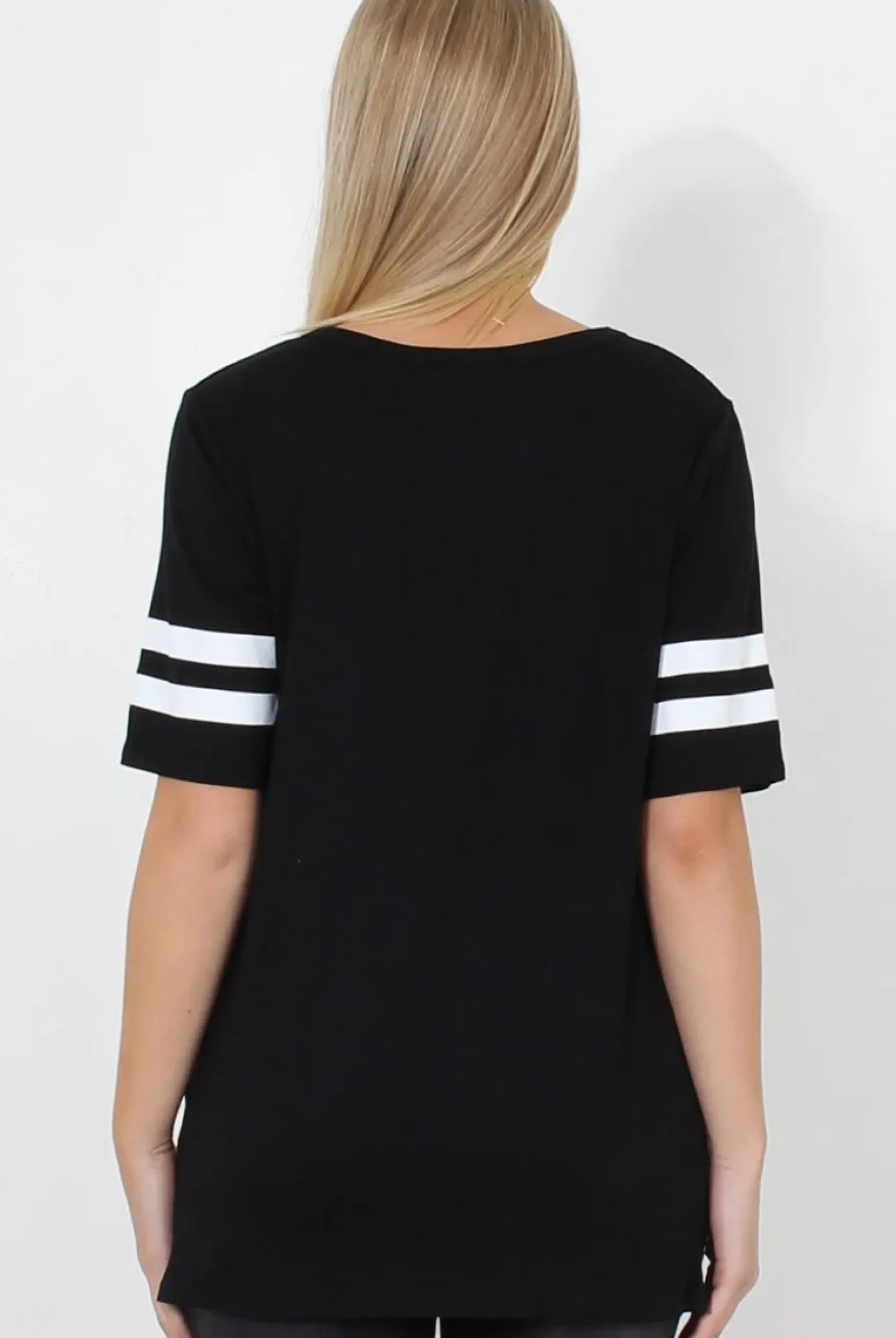 Rebellious Fashion Vixon Black Slogan Tshirt