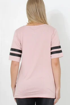 Rebellious Fashion Vixon Nude Slogan Tshirt