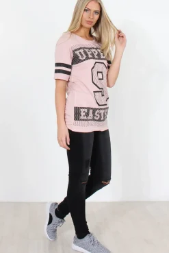 Rebellious Fashion Vixon Nude Slogan Tshirt
