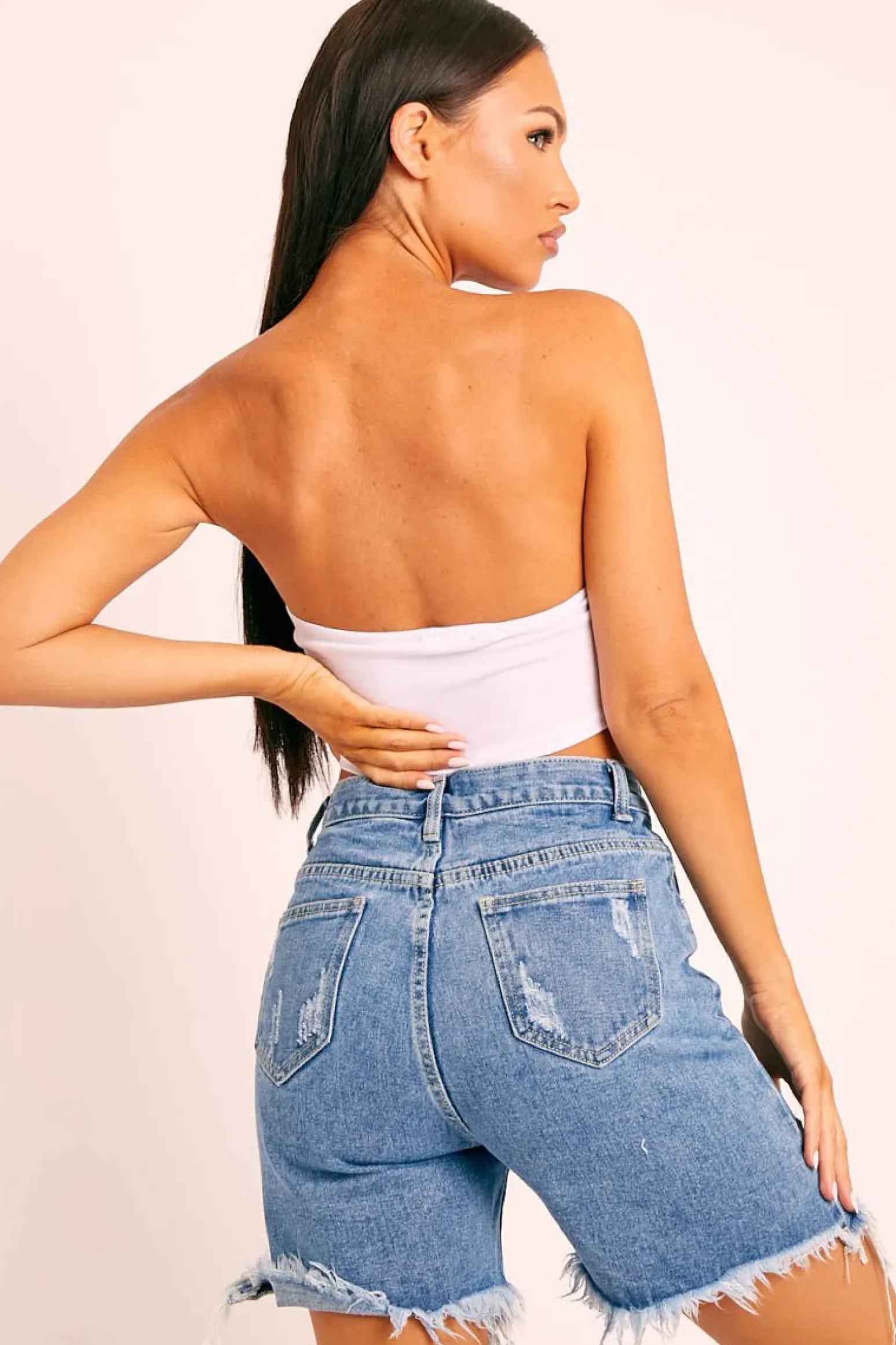 Rebellious Fashion White Bandana Scarf Print Crop Top - Jacquelin
