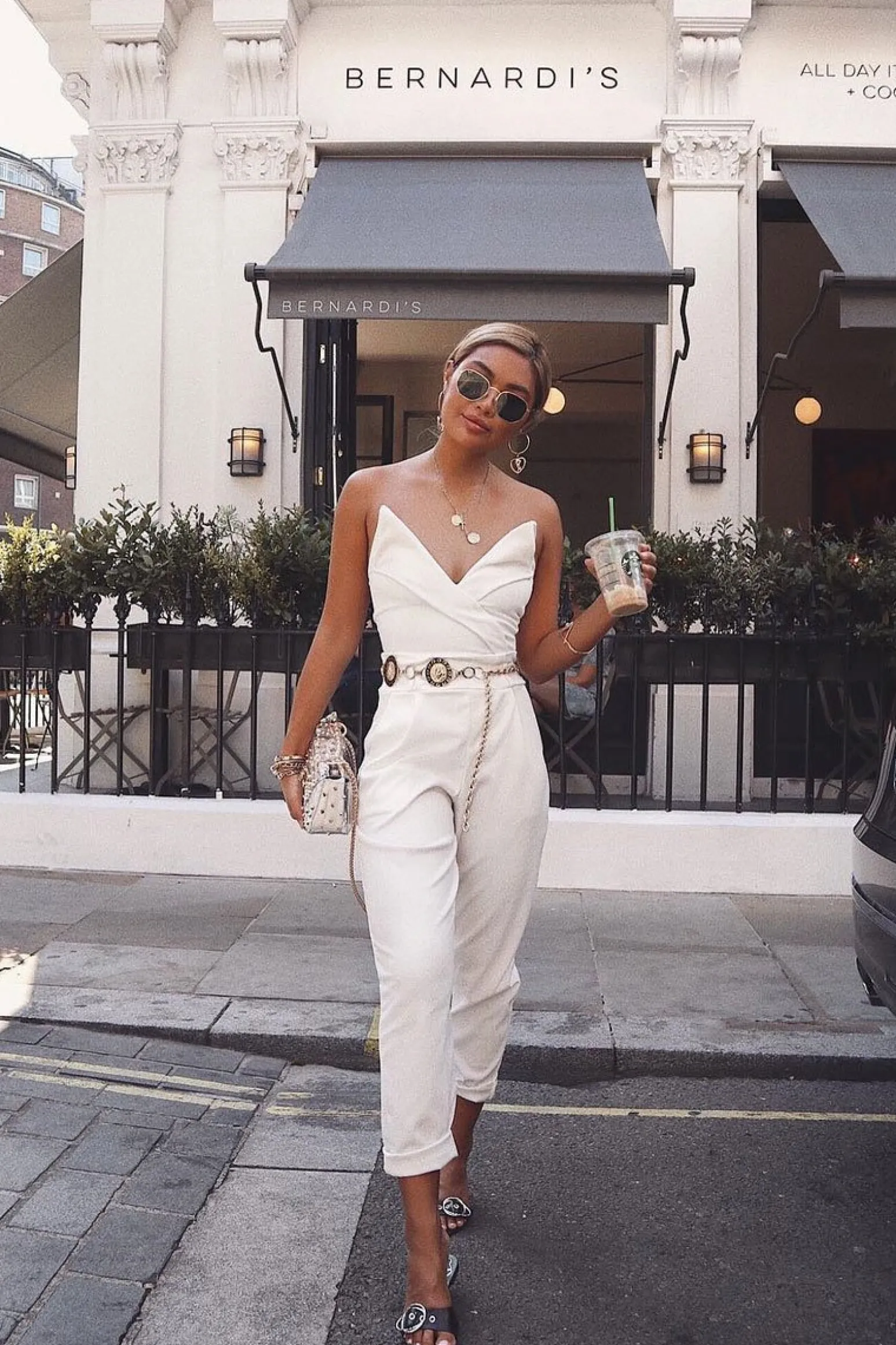 Rebellious Fashion White Cross Over Bardot Bodysuit - Sahari