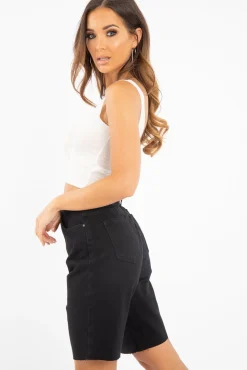 Rebellious Fashion White Detail Tie Extreme Cropped Top - Trista