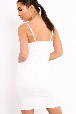 Rebellious Fashion White Dress - Alizae