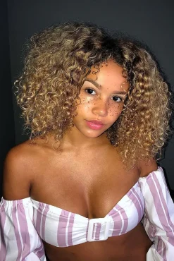 Rebellious Fashion White Pink Stripe Buckle Front Extreme Bardot Crop Top - Theora