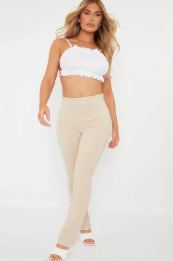 Rebellious Fashion White Ruched Backless Crop Top - Sanne