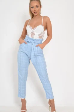 Rebellious Fashion White Scalloped Lace Satin Bodysuit - Jeriah